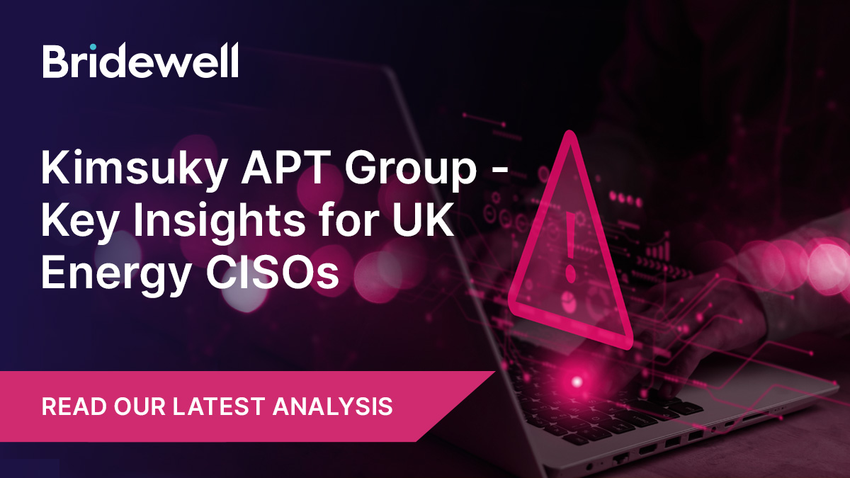 Kimsuky APT Group - Key Insights for UK Energy CISOs