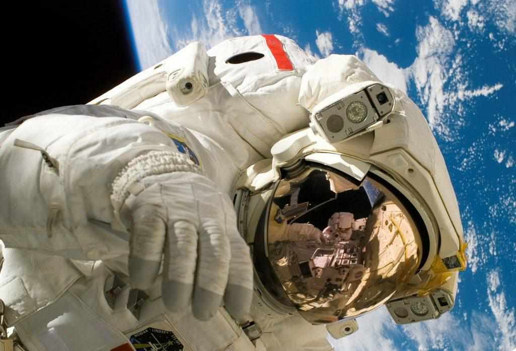 astronaut in space