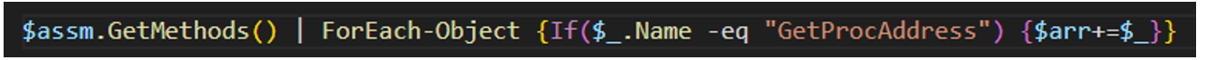 Figure 13: PowerShell scripts using unique function characteristics.