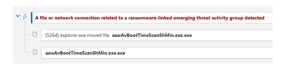 Figure 15: This file is linked to emerging ransomware activity.