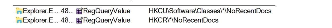 Figure 16. Registry value checks screenshot