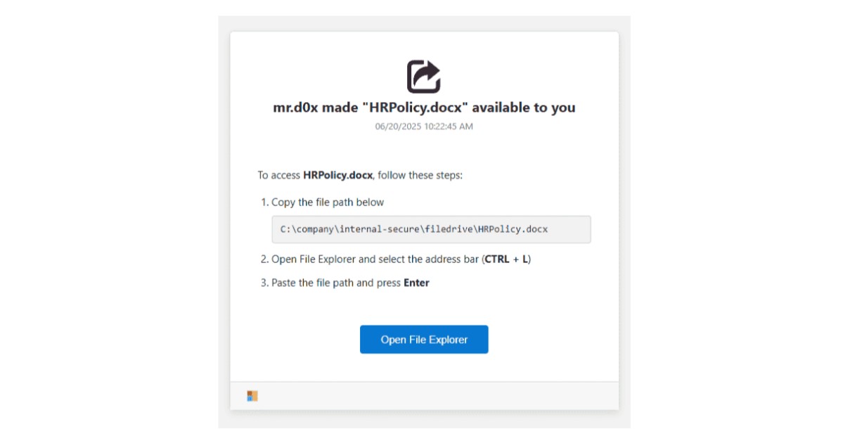 FileFix example, created by MrD0x.