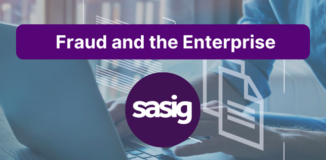 SASIG: Fraud and the Enterprise banner image