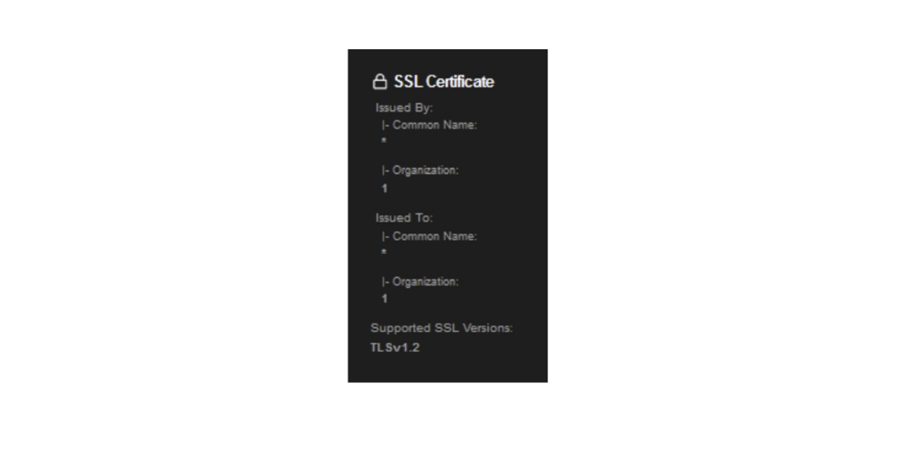 SSL Certificate