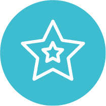 Icon with a star