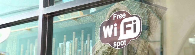 Free Wi-Fi Here banner image