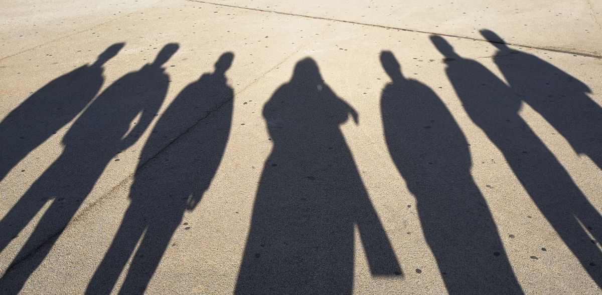 Group of People Shadows